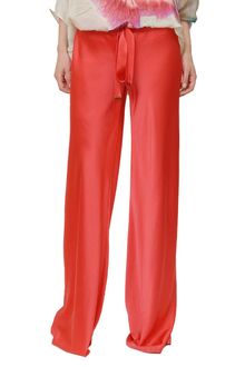Roberto Cavalli Soft Pants in Crepe De Chine - Lyst