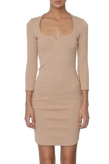 Thierry Mugler Stretch Jersey Dress - Lyst