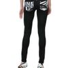 Versace Two Colored Printed Skinny Jeans in Black - Lyst