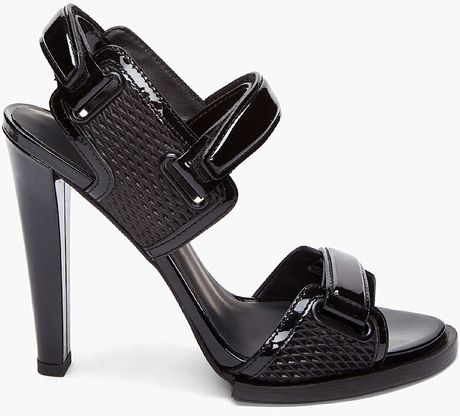 Alexander Wang Black Emina Mesh Heels in Black - Lyst