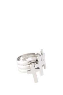 ASOS Collection Asos Adjustable Multipack Cross Rings - Lyst