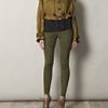 Burberry Prorsum Linen Cropped Jacket in Green - Lyst