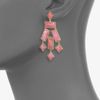 Kara Ross Rhodocrosite Chandelier Earrings in Pink (gold) - Lyst