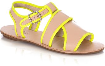 Loeffler Randall Selima Plank Sandal - Lyst