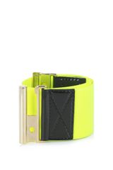 MSGM Neon Elasticated Belt