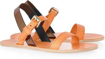  Fleur Leather Sandals 