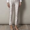 Christopher Kane Metallic Brocade Trousers in Pink - Lyst