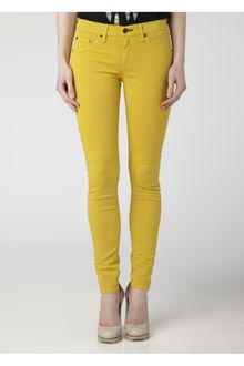 Rag & Bone Skinny Legging Vintage Mustard - Lyst
