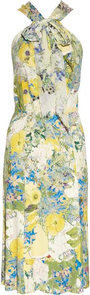 Erdem Romily Printed Stretch-jersey Dress - Lyst