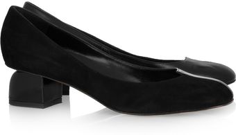 Georgina Goodman Raven Leather and Suede Pumps - Lyst