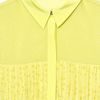 Jason Wu Sleeveless Pleated Blouse in Yellow - Lyst