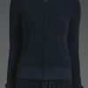 Juicy Couture Terry Long Sleeve Original Zip Hoodie in Blue (regal) - Lyst