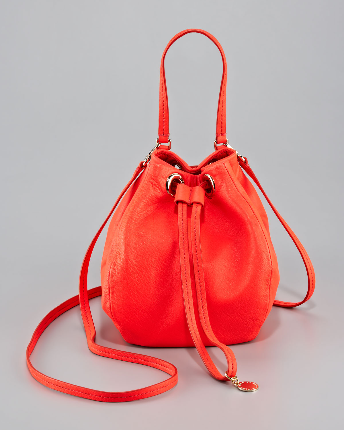 Marc By Marc Jacobs Block Party Drawstring Crossbody Bag in Orange