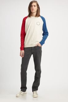 Marc By Marc Jacobs Varsity Jersey Sweatshirt - Lyst