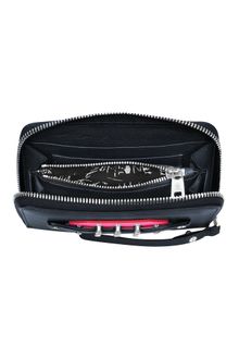 McQ by Alexander McQueen Mcq - Collar Stud Zip Around Wallet - Lyst