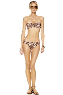 Michael by Michael Kors Aventura Animal-print Bikini Bottom - Lyst
