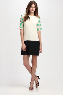Tibi Colorblock Sequin Dress - Lyst