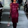 Tory Burch Fall 2012 ElbowLength Leather Gloves in Burgundy in Purple - Lyst