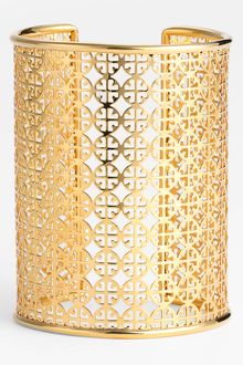 Tory Burch Logo Cutout Cuff - Lyst