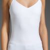 Yummie Tummie Wendie Tank with Shelf Bra in White - Lyst