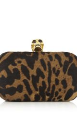 Alexander McQueen Skull Pony Hair Clutch