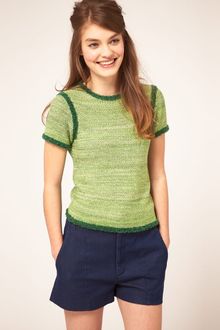 ASOS Collection Asos Knitted Shell Top - Lyst