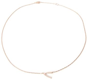 Jennifer Zeuner Lily Wishbone Necklace - Lyst
