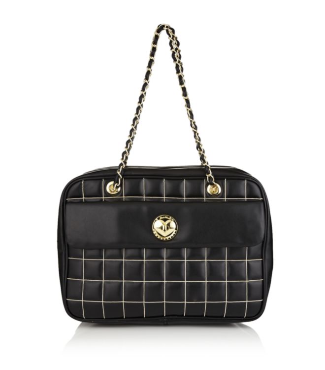 Love Moschino Quilted Shoulder Bag in Black | Lyst
