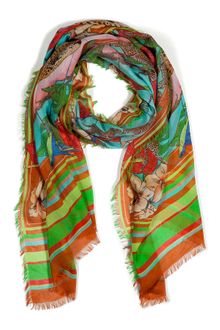Matthew Williamson Escape Multicolor Print Scarf - Lyst
