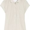 Mhl By Margaret Howell Striped Cotton Shirt in Beige (red) - Lyst