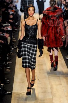 Michael Kors Fall 2012 Sleeveless Black Top - Lyst