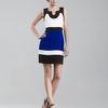Milly Imara Colorblock Dress in Blue (cobalt) - Lyst