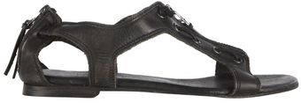 AllSaints Kai Zip Sandal - Lyst