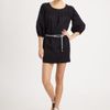 Armani Cotton Tunic Dress in Black (blue) - Lyst