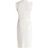 Balenciaga Slit Neck Dress in White - Lyst