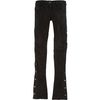 Balmain Suede Slim Pant in Black (gold) - Lyst