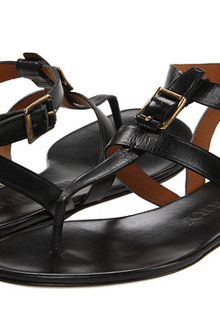 Burberry Leather Buckle Gladiator Sandals - Lyst