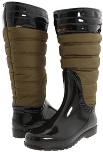 Burberry Quilted Rainboot - Lyst