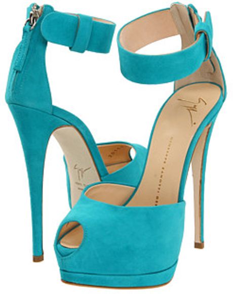 Giuseppe Zanotti Platform Sandals in Blue (c) - Lyst