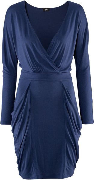 H&m Dress in Blue - Lyst