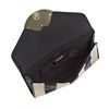Lulu Guinness Black and White Stripe Snakeskin Small Envelope Clutch in Black - Lyst