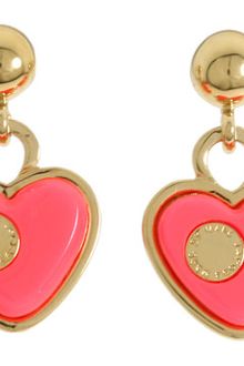 Marc By Marc Jacobs Big Charms Heart Drop Earrings - Lyst