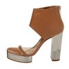 Michael Kors Cuff Sandals in Brown (l) - Lyst