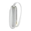 Michael Kors Gia Clutch W/lock Ostrich in White (o) - Lyst