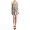 Parker Gathered Waist Dress in Gray (white) - Lyst
