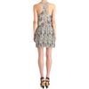 Parker Gathered Waist Dress in Gray (white) - Lyst