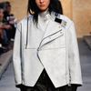 Proenza Schouler Fall 2012 Metallic Turtle Neck Top  in Silver - Lyst