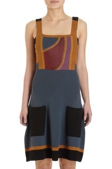 Proenza Schouler Patchwork Knit Dress - Lyst