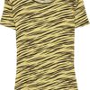 Proenza Schouler Zebraprint Cotton Tshirt in Yellow (zebra) - Lyst