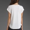 Splendid Light Jersey Top in White (macadamia) - Lyst